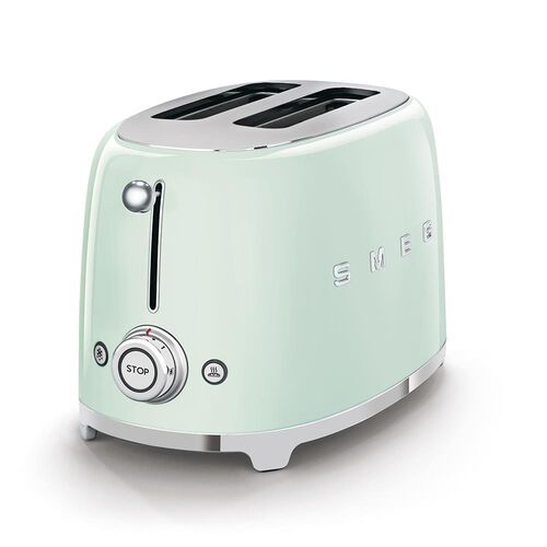 Smeg 2 Slice Toaster - Pastel Green
